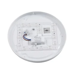 Lindby Doki LED taklampe for utendørs bruk, 26 cm, hvit, plast