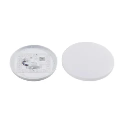 Lindby Doki LED taklampe for utendørs bruk, 26 cm, hvit, plast