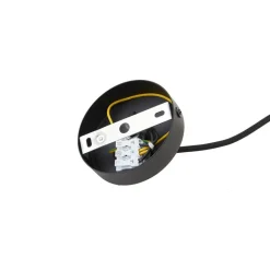 Lindby Doroteo hengelampe, 1 lyskilde, grå, glass