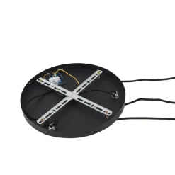 Lindby Doroteo hengelampe, 3 lyskilder, grønn/amber/grå, glass