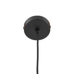 Lindby Doroteo hengelampe, 25 cm, 1 lyskilde, ravfarget, glass