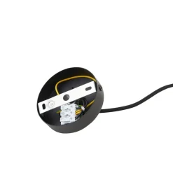 Lindby Doroteo hengelampe, 25 cm, 1 lyskilde, ravfarget, glass