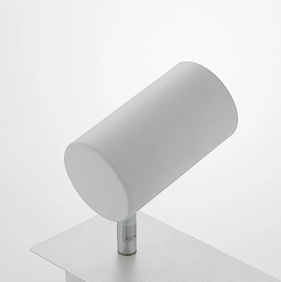 Lindby downlight Joffrey, 31 cm, 2 lyskilder, hvit, GU10