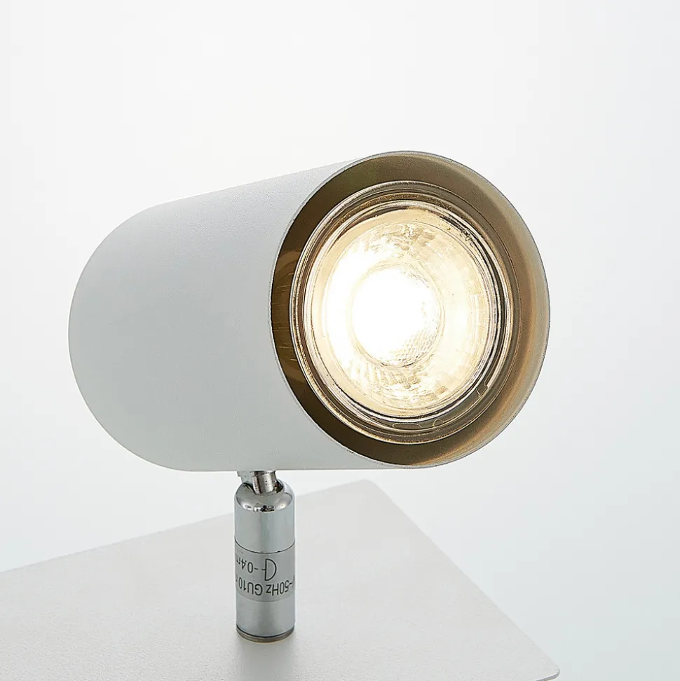 Lindby downlight Joffrey, 31 cm, 2 lyskilder, hvit, GU10