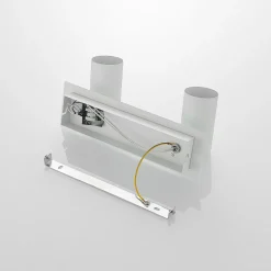 Lindby downlight Joffrey, 31 cm, 2 lyskilder, hvit, GU10