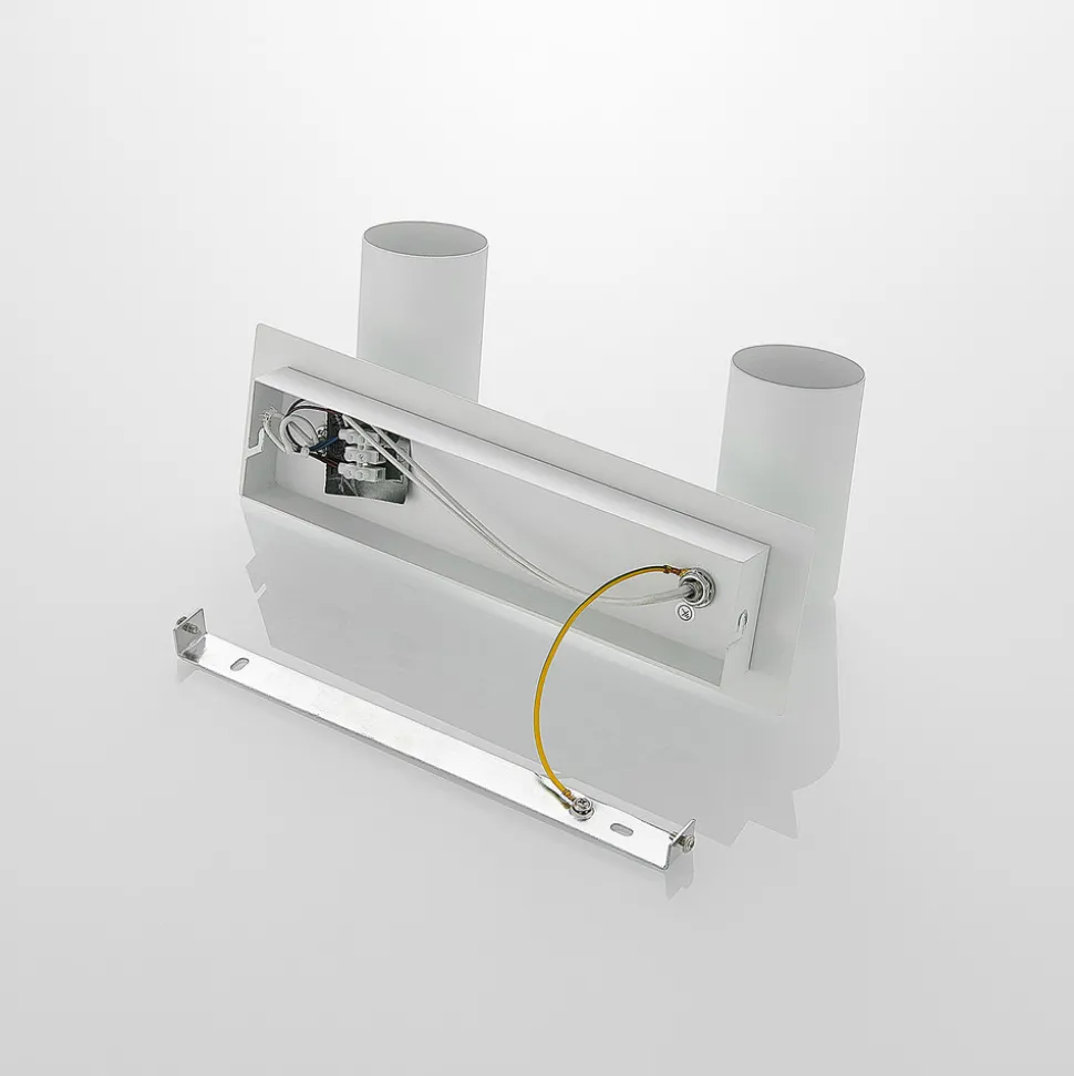 Lindby downlight Joffrey, 31 cm, 2 lyskilder, hvit, GU10