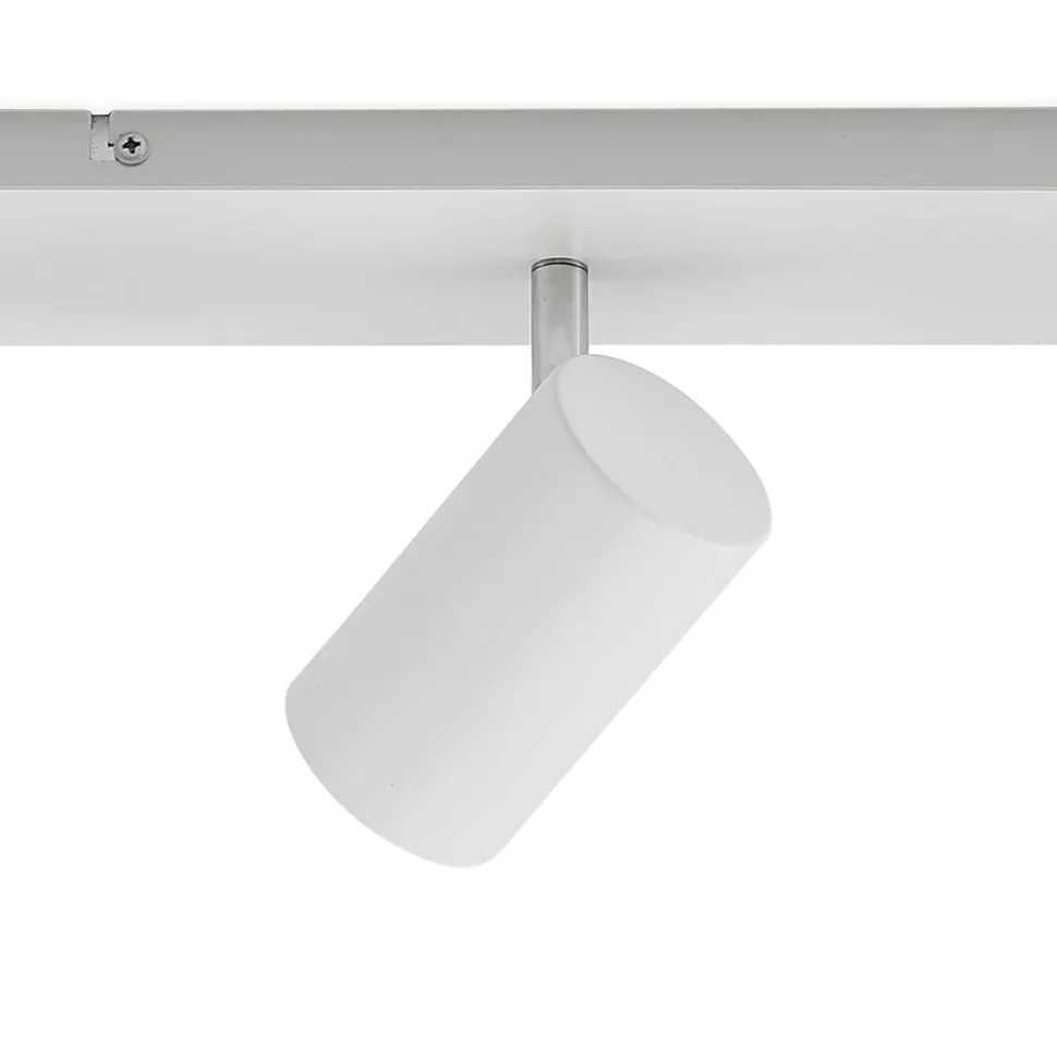Lindby downlight Joffrey, 116 cm, hvit, 6 lyskilder, GU10