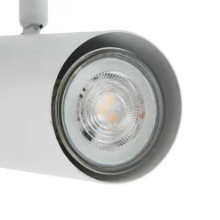 Lindby downlight Joffrey, 116 cm, hvit, 6 lyskilder, GU10