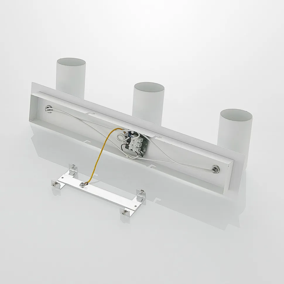 Lindby downlight Joffrey, 49 cm, hvit, 3 lyskilder, GU10