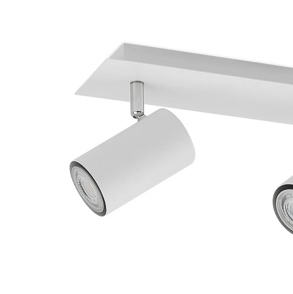 Lindby downlight Joffrey, 70 cm, hvit, 4 lyskilder, GU10