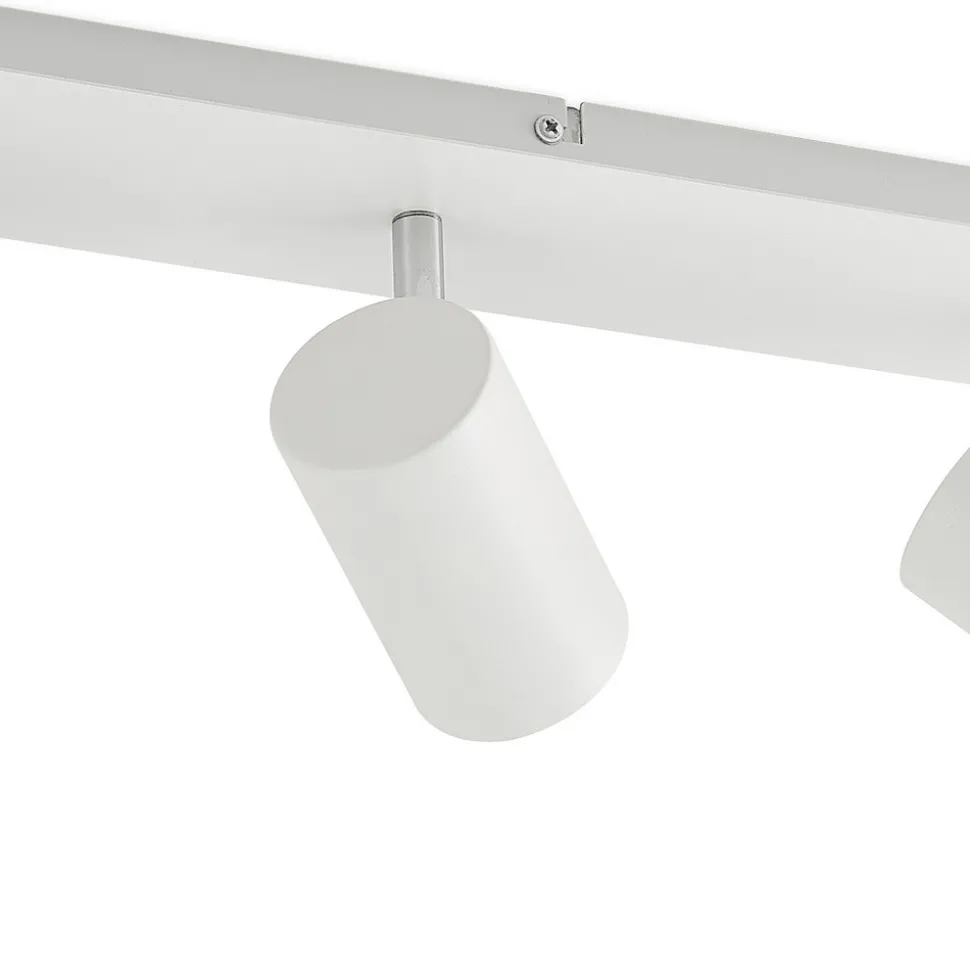 Lindby downlight Joffrey, 70 cm, hvit, 4 lyskilder, GU10