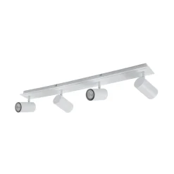 Lindby downlight Joffrey, 80 cm, hvit, 4 lyskilder, GU10