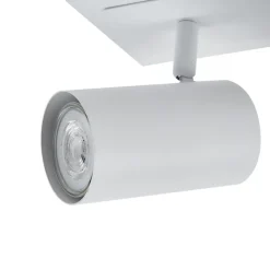 Lindby downlight Joffrey, 80 cm, hvit, 4 lyskilder, GU10
