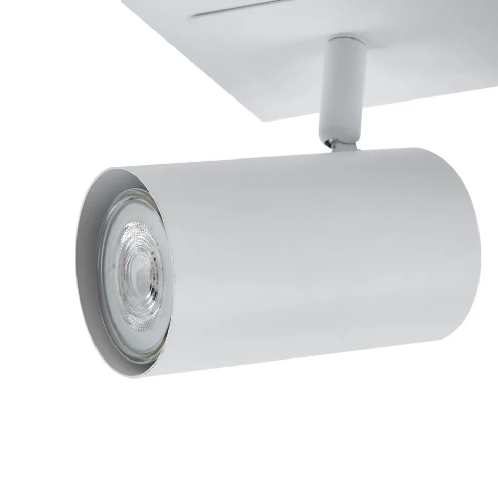 Lindby downlight Joffrey, 80 cm, hvit, 4 lyskilder, GU10