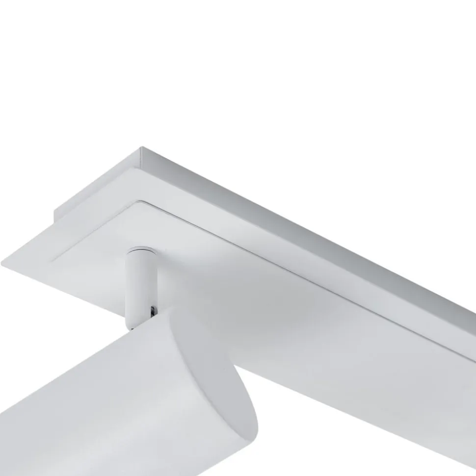 Lindby downlight Joffrey, 80 cm, hvit, 4 lyskilder, GU10