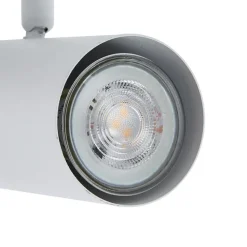 Lindby downlight Joffrey, 80 cm, hvit, 4 lyskilder, GU10