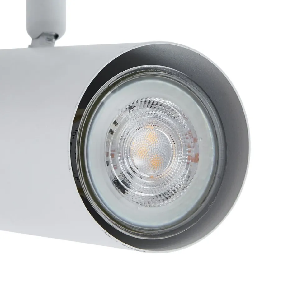 Lindby downlight Joffrey, 80 cm, hvit, 4 lyskilder, GU10