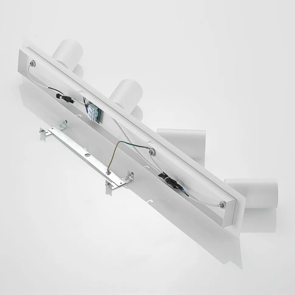 Lindby downlight Joffrey, 80 cm, hvit, 4 lyskilder, GU10