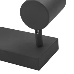 Lindby downlight Jorell, 35 cm, svart, 3 lyskilder, metall