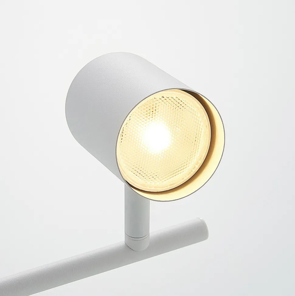 Lindby downlight Jorell, hvit, 55 cm, 3 lyskilder, metall, GU10