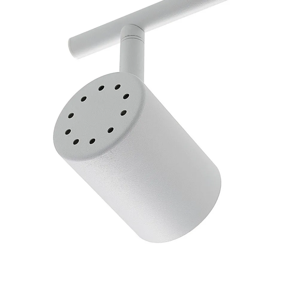 Lindby downlight Jorell, hvit, 55 cm, 3 lyskilder, metall, GU10