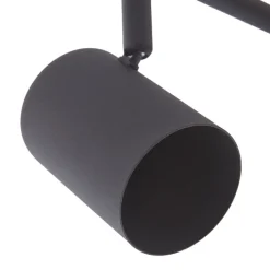 Lindby downlight Jorell, svart, 51 cm, 3 lyskilder, GU10