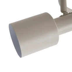 Lindby downlight Ovelia, beige, 3 lyskilder, metall, E27