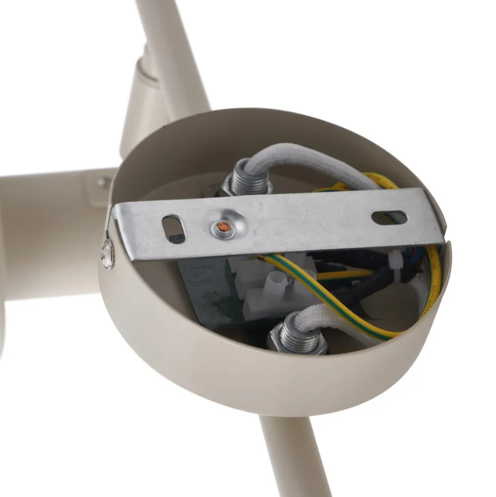 Lindby downlight Ovelia, beige, 80 cm, 4 lyskilder, E27