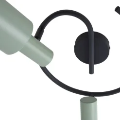 Lindby downlight Ovelia, grønn/svart, 3 lyskilder, E27