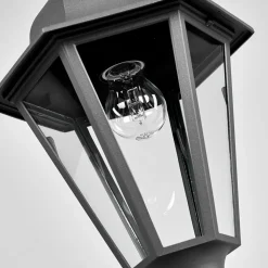 Lindby Edana utendørs pendellampe, 40 cm, antrasitt, E27, IP44