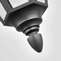 Lindby Edana utendørs pendellampe, 40 cm, antrasitt, E27, IP44