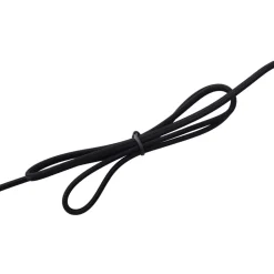 Lindby Ediz bordlampe, svart, tre, 25 cm høy, E27