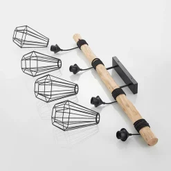 Lindby Elainy pendellampe med burskjermer 4 lysk