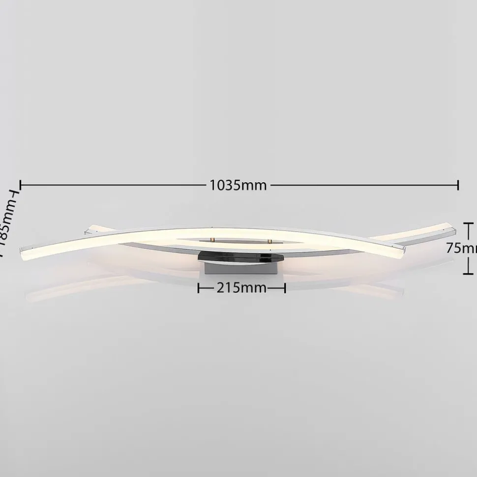 Lindby Elarit LED-taklampe, forkrommet
