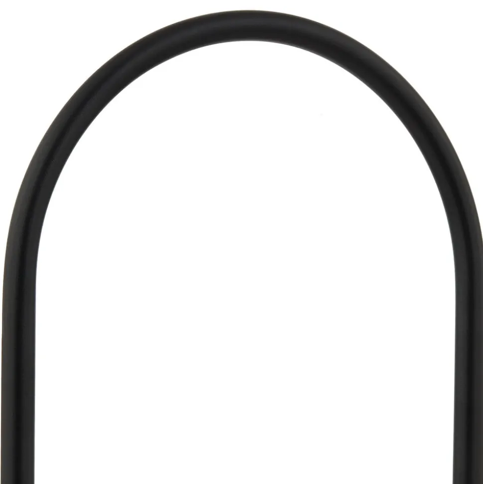 Lindby Eleia LED terrasselampe, svart, metall, oppladbart batteri