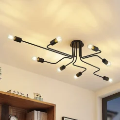 Lindby Elimar taklampe, 8 lyskilder