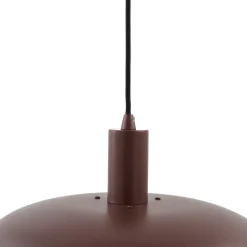 Lindby Elorri hengelampe, brun, metall, Ø 38 cm