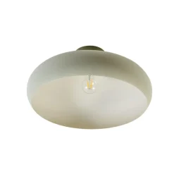 Lindby Elover taklampe, lysegrønn, Ø 45 cm, jern