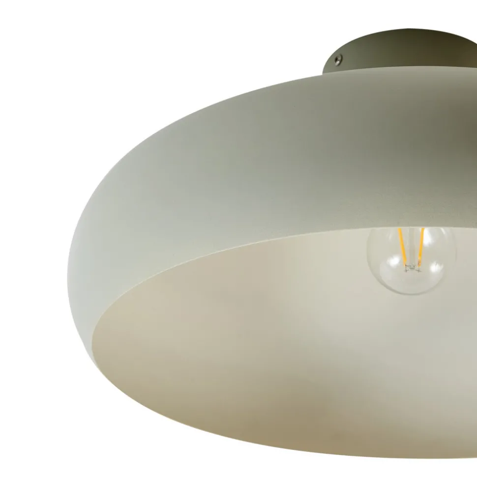 Lindby Elover taklampe, lysegrønn, Ø 45 cm, jern