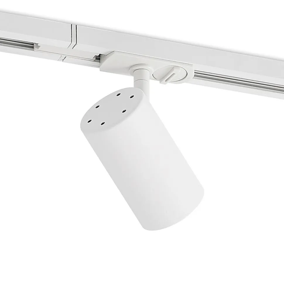 Lindby 1-fase skinnesystem Linaro, GU10, hvit, 5 lyskilder