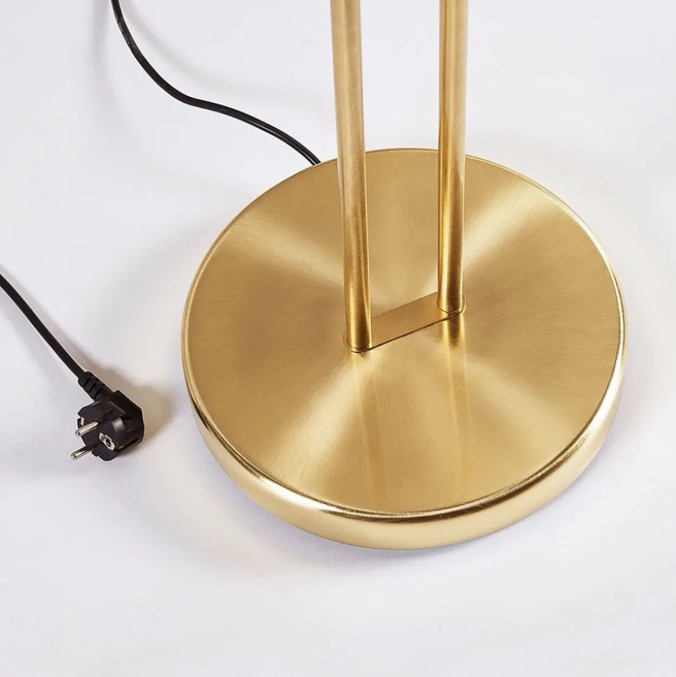 Lindby Felicia uplight med leselampe, messing