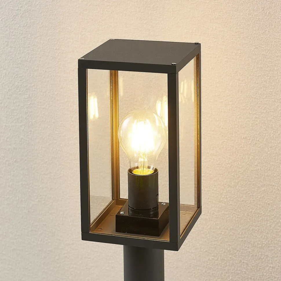 Lindby Filimon veilampe, 80 cm, antrasitt, IP44, E27