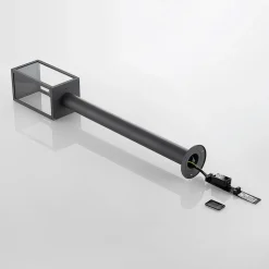 Lindby Filimon veilampe, 80 cm, antrasitt, IP44, E27