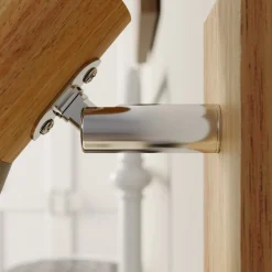 Lindby Filiz spotlight, 12 cm høy, tre, betong, E14