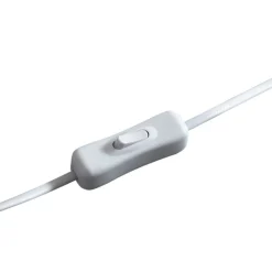 Lindby Fiora bordlampe, beige, glass, metall, Ø 20 cm