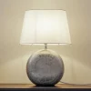 Lindby Florentino bordlampe, 49 cm, keramikk, tekstil