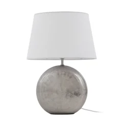 Lindby Florentino bordlampe, 49 cm, keramikk, tekstil
