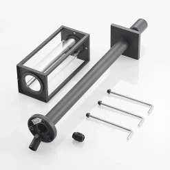 Lindby Giavanna veilampe, 80 cm, antrasitt, IP44, E27