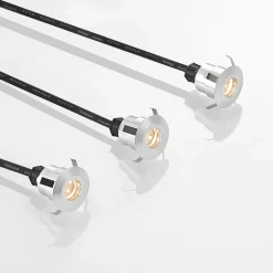 Lindby Gracelle LED-bakkespot, 3 stykk rundt