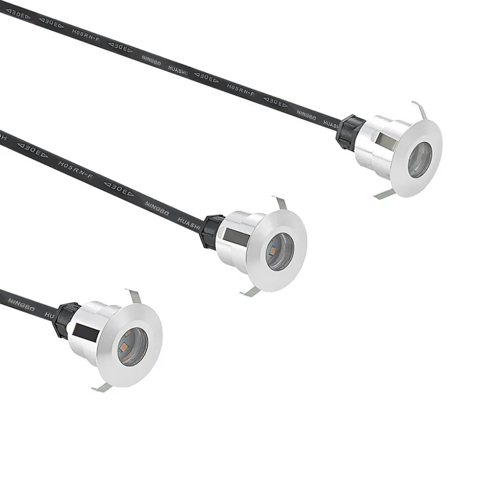 Lindby Gracelle LED-bakkespot, 3 stykk rundt